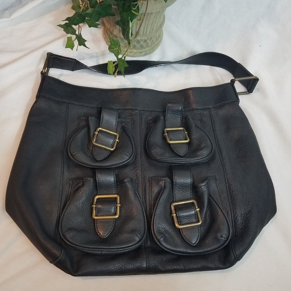 Garnet Hill leather bag